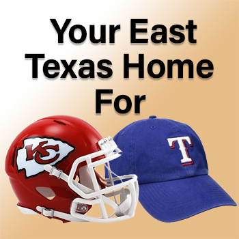 image of cheifs helmet and rangers cap